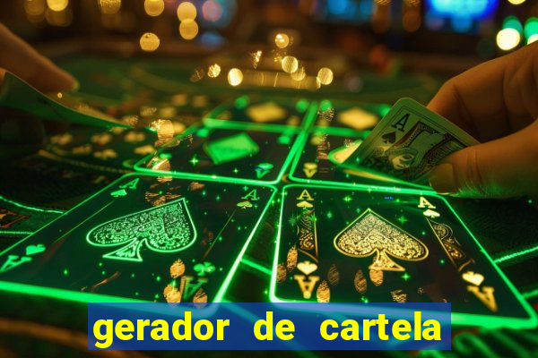 gerador de cartela de bingo